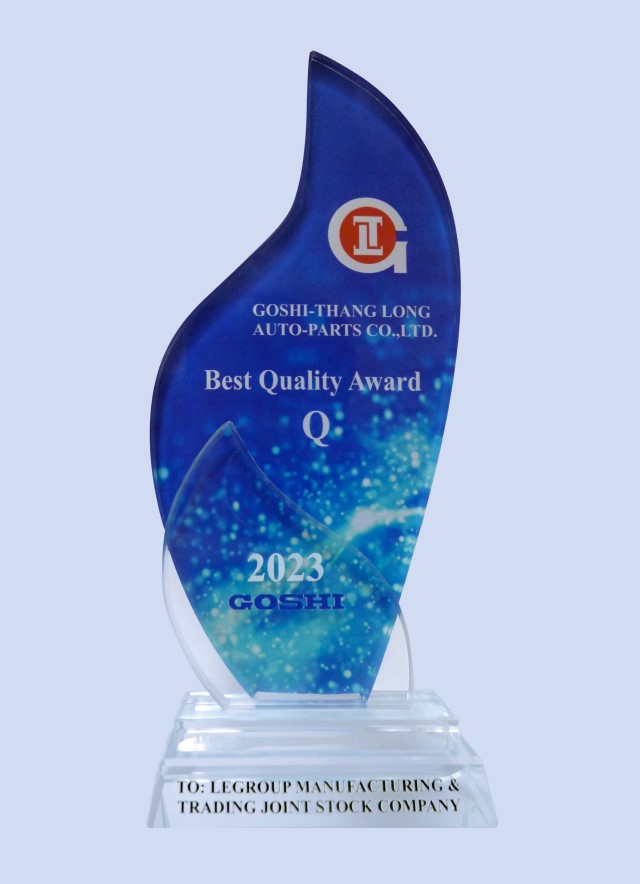 LeGroup receives Best Quality Award 2023 from Goshi.